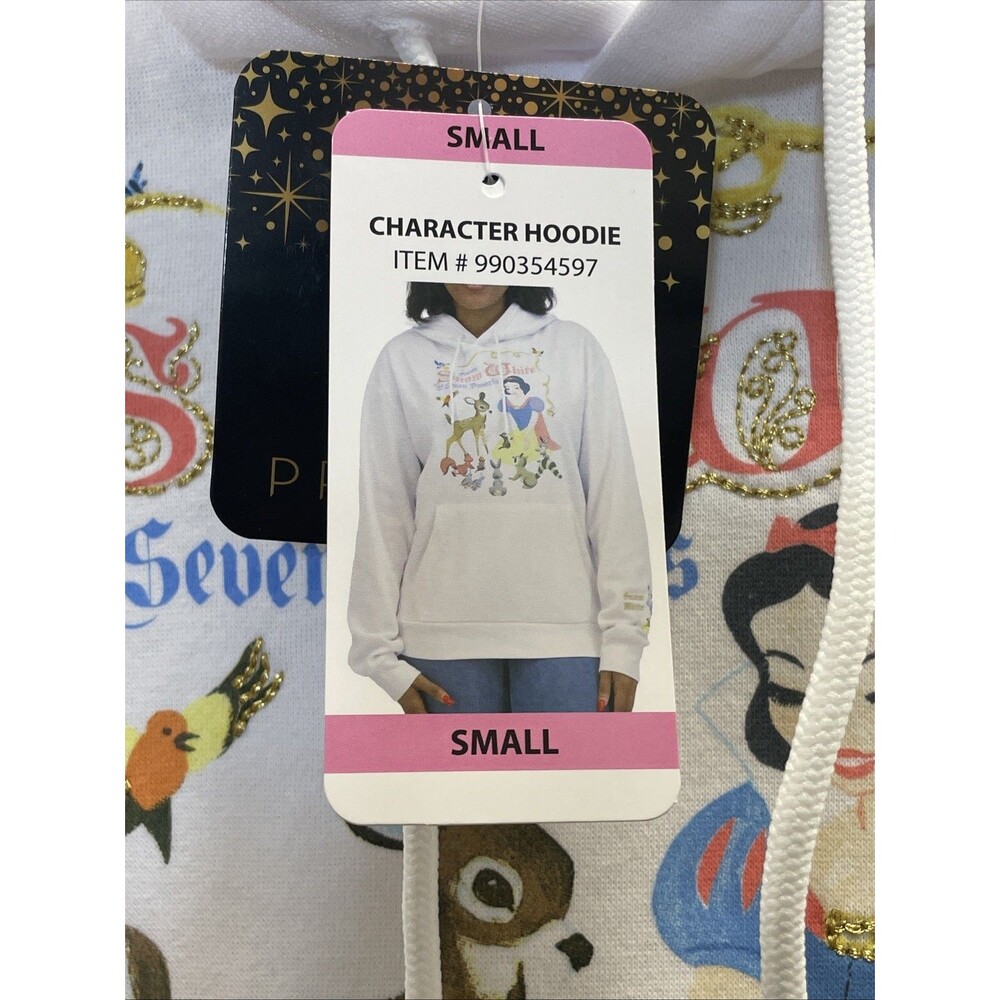 NEW! Disney Princess Snow White Hoodie Women’s Size Small Embroidered Details - Picture 6 of 9